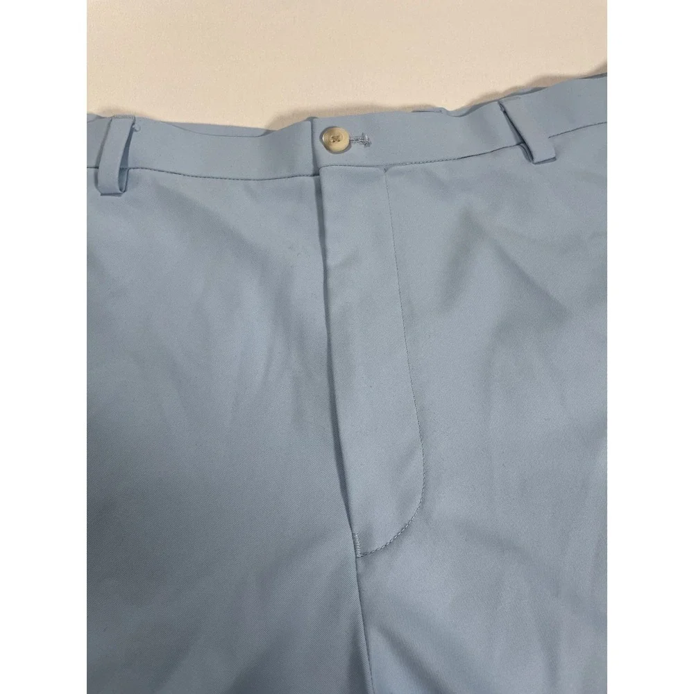 Peter Millar Salem shorts Men's 42 Performance Chino Golf Light Blue Wicking - Picture 2 of 11